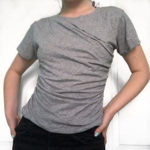 Scrunched Side Theory Tee